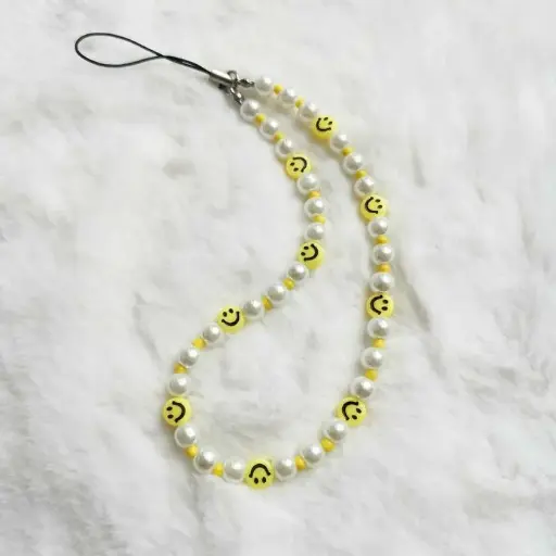 微笑表情串珠帶